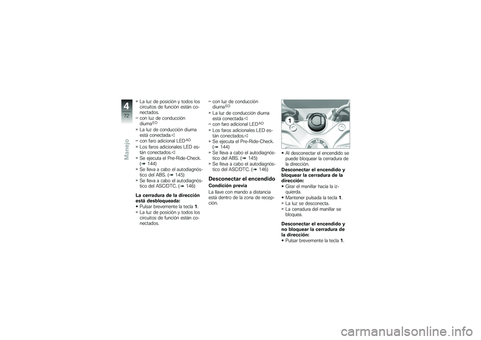 BMW MOTORRAD R 1250 RS 2019  Manual de instrucciones (in Spanish) �$� ��
�  �� �������&� � ����� ������	��
���� �� ��
����&� ����#� ������������
��� ��
�  �� �����
����&����
�	���%�C
�$� ��
�  ��