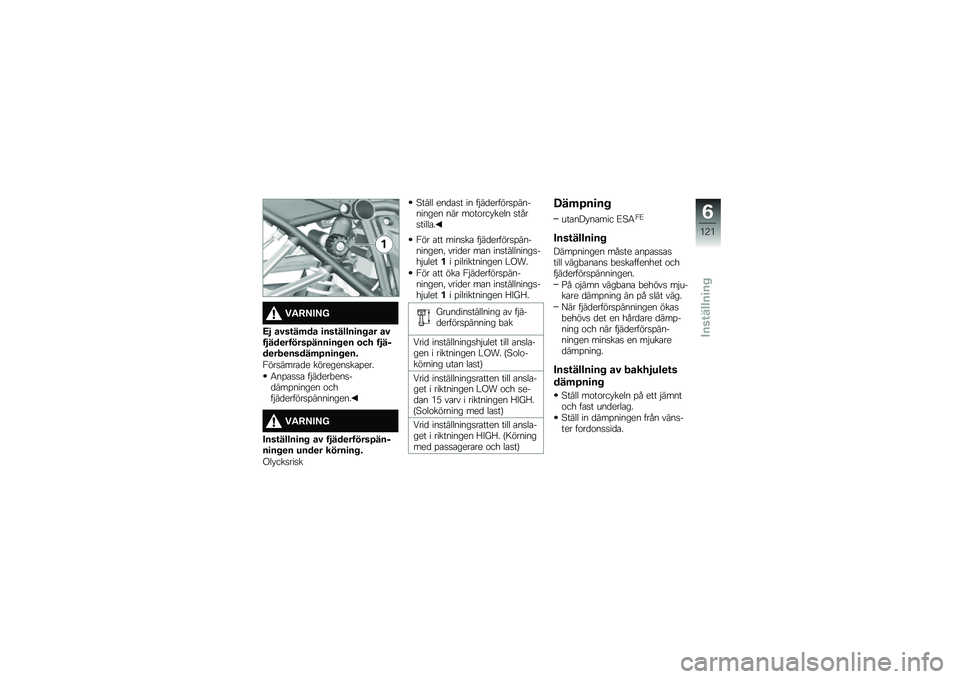 BMW MOTORRAD R 1250 RS 2019  Instruktionsbok (in Swedish) ��"�;�<��<�=
�:�5 ��#��\f��	�� �
���\f�����
�� �� ��#��5���
������/����
�� �
� �\b�� ��5��$��
���
�����	�/��
�� �
��%
�2���
����\b�
� ��������
