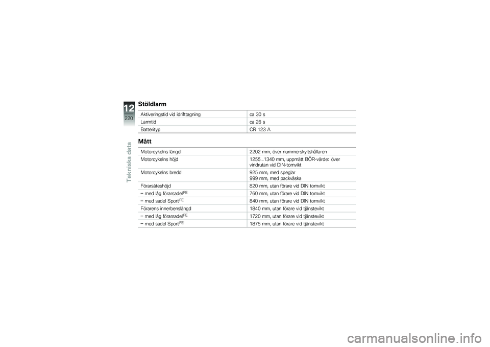 BMW MOTORRAD R 1250 RS 2019  Instruktionsbok (in Swedish) �8�\f�������	
�5����������
���
 ���
 ��
������\b�������\b �=�) �
�#�\b�����
��\b �9�- �
��\b������� �%�8�? �*�9�= �5
���\f�\f
��\f��\f��� �����
 