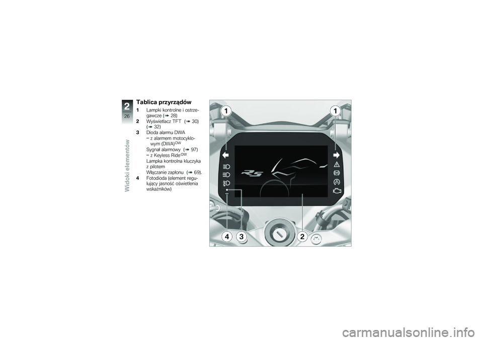 BMW MOTORRAD R 1250 RS 2019  Instrukcja obsługi (in Polish) �)������ �������7�#��\b
��=��\b��� ��������� � �����\f��&�"����\f� �D�;�8�F
�"�����������\f �(�>�( �D�5�/�F�D�5�;�F
�%�.���
� �����\b� �.��7
�\f