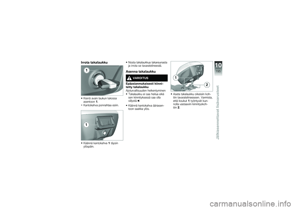 BMW MOTORRAD R 1250 RS 2019  Käsikirja (in Finnish) �4���	��
 ��
��
�\b�
����
� ����� ����� ���
��
� ��
���	�	���	��������
� ��������� ��������� ��	����
� ����� ��������������