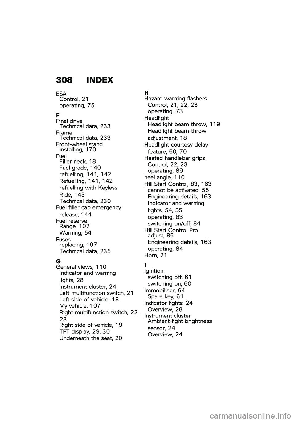 BMW MOTORRAD R 1250 RS 2020  Riders Manual (in English) �=�
�9 ���6��M
�2�+�#�%���
�\b��\f�! �I�O����\b�	�
����! �Q�B
�E����	�\f ��\b�����������	�\f ��	�
�	�! �I�=�=��\b�	����������	�\f ��	�
�	�! �I�=�=��\b���
� ��