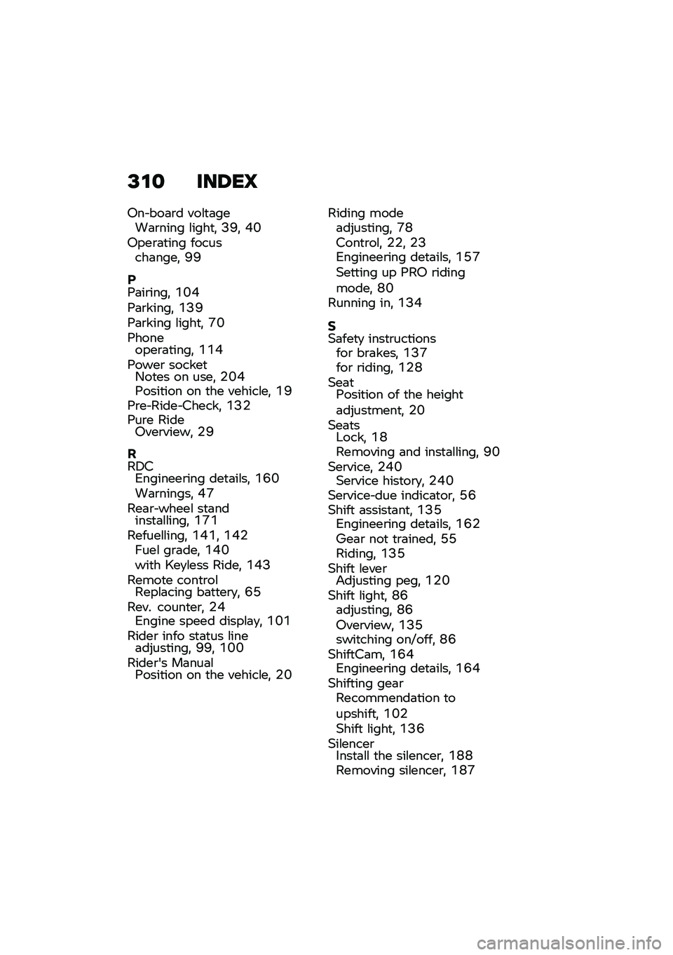 BMW MOTORRAD R 1250 RS 2020  Riders Manual (in English) �=�\f�
 ���6��M
�)�� ���	�\b� ���\f�
�	����	�\b���� �\f����
�! �=�@�! �E�K�)���\b�	�
��� ��������	����! �@�@
�%�7�	��\b����! �O�K�E�7�	�\b�����! �O�=�@�7�	�\b
