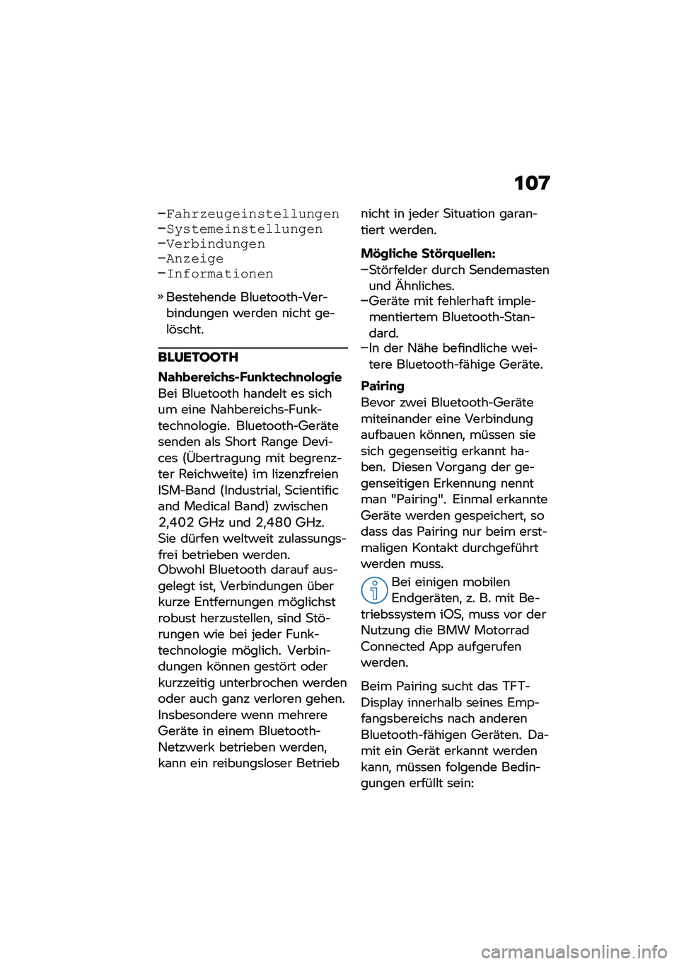 BMW MOTORRAD R 1250 RS 2020  Betriebsanleitung (in German) �\f�
�D
���\b�	�
���\f�����������\f���(�7���������������\f���5��	�������\f���#��
���\f��+��%��	��������
���	�����\b�� ��#��������