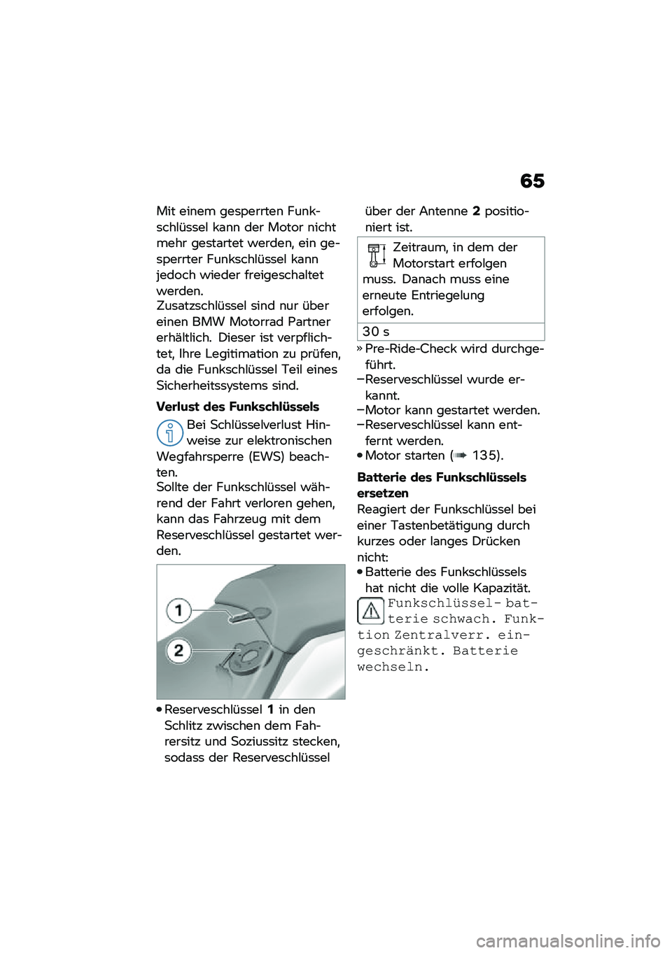 BMW MOTORRAD R 1250 RS 2020  Betriebsanleitung (in German) �4�/
��� ���\b�� ���	�-������\b ���\b� �$�	���#��	�	��# � �\f�\b�\b ��� ����� �\b�������� ���	��\f���� �!�����\b�
 ���\b ���$�	�-������ ���\b