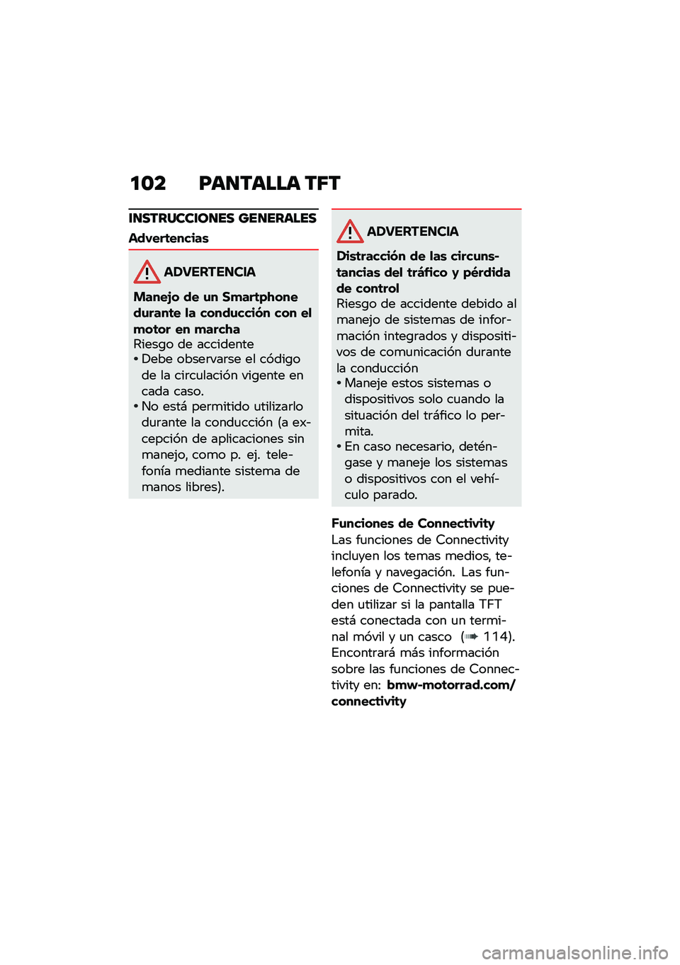 BMW MOTORRAD R 1250 RS 2020  Manual de instrucciones (in Spanish) �
�\b� �F��
����� ��8�
�\f�
�������\f��
�� ���
������
���-���	������\b
�����������
� ����2� �� �\f� ��
���	�)�.�����\f����	� �
� ���