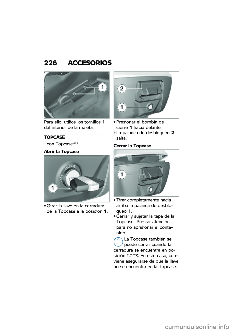 BMW MOTORRAD R 1250 RS 2020  Manual de instrucciones (in Spanish) ���6 ��������\f��
���	� �����" �
������ ��� ���	�������5��� �����	���	 �� �� �
������
���F����
��� �5�������+�3
��"��� �
� ��