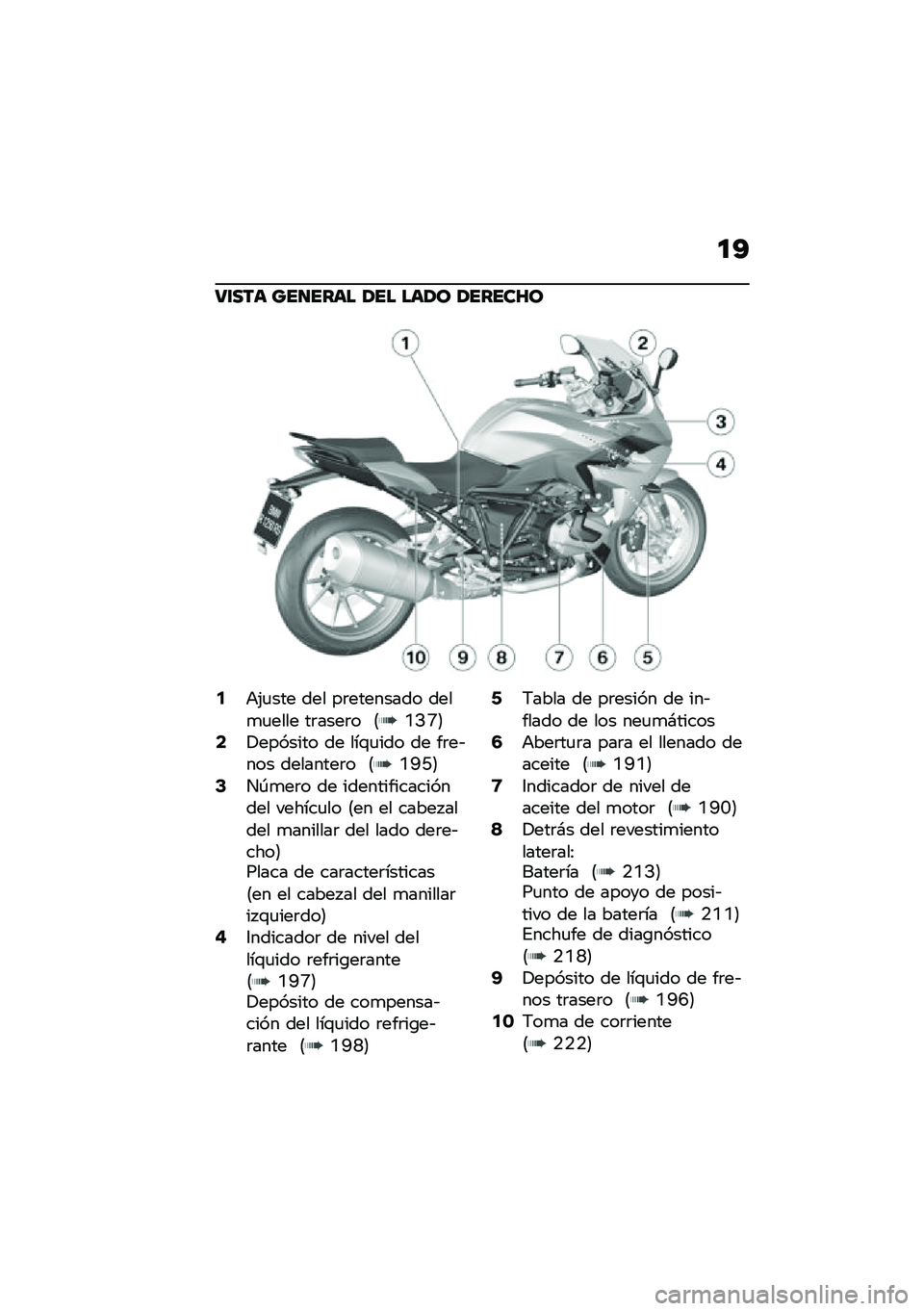 BMW MOTORRAD R 1250 RS 2020  Manual de instrucciones (in Spanish) �
�@
��\f��� ���
���� �2�� ���2� �2�����V�
�5�+�(�
��� ��� ��	�������� ����
�
���� ��	����	� �6�N�<�P�7�7�!������� �� ���\f�
��� �� ��	�