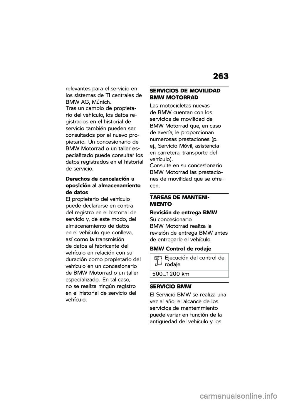 BMW MOTORRAD R 1250 RS 2020  Manual de instrucciones (in Spanish) ��6�D
�	��������� ���	� �� ���	����� ����� ������
�� �� �5�1 �����	���� ����� �+�^�" ��-������5�	�� �
� ���
��� �� ��	�������&�	
