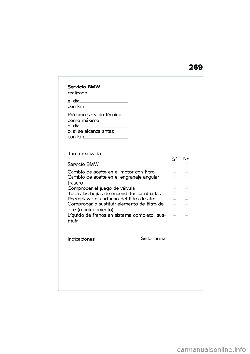 BMW MOTORRAD R 1250 RS 2020  Manual de instrucciones (in Spanish) ��6�@
����-���� �� �!
�	����� ���
�� ������ �W�

��	��)��
� ���	����� ��*��������
� �
�#�)��
��� �����" �� �� ������ � �������� �W