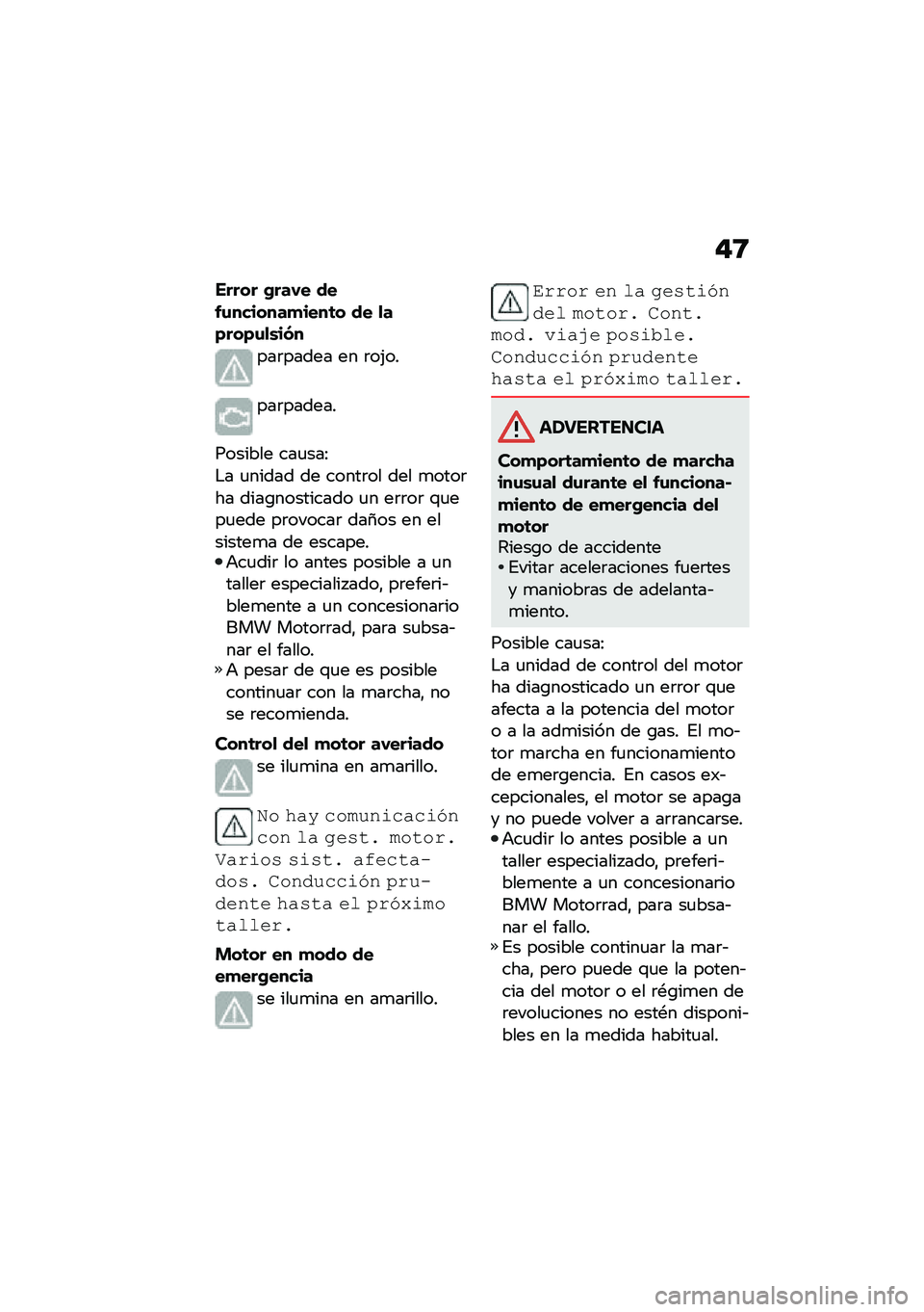 BMW MOTORRAD R 1250 RS 2020  Manual de instrucciones (in Spanish) �#�;
����� �+���-� ����\f�������
����	� �� �
��)���)�\f�
�\b��(�
���	����� �� �	��(��
���	������
������� ���
���8
�$� �
����� �� ��