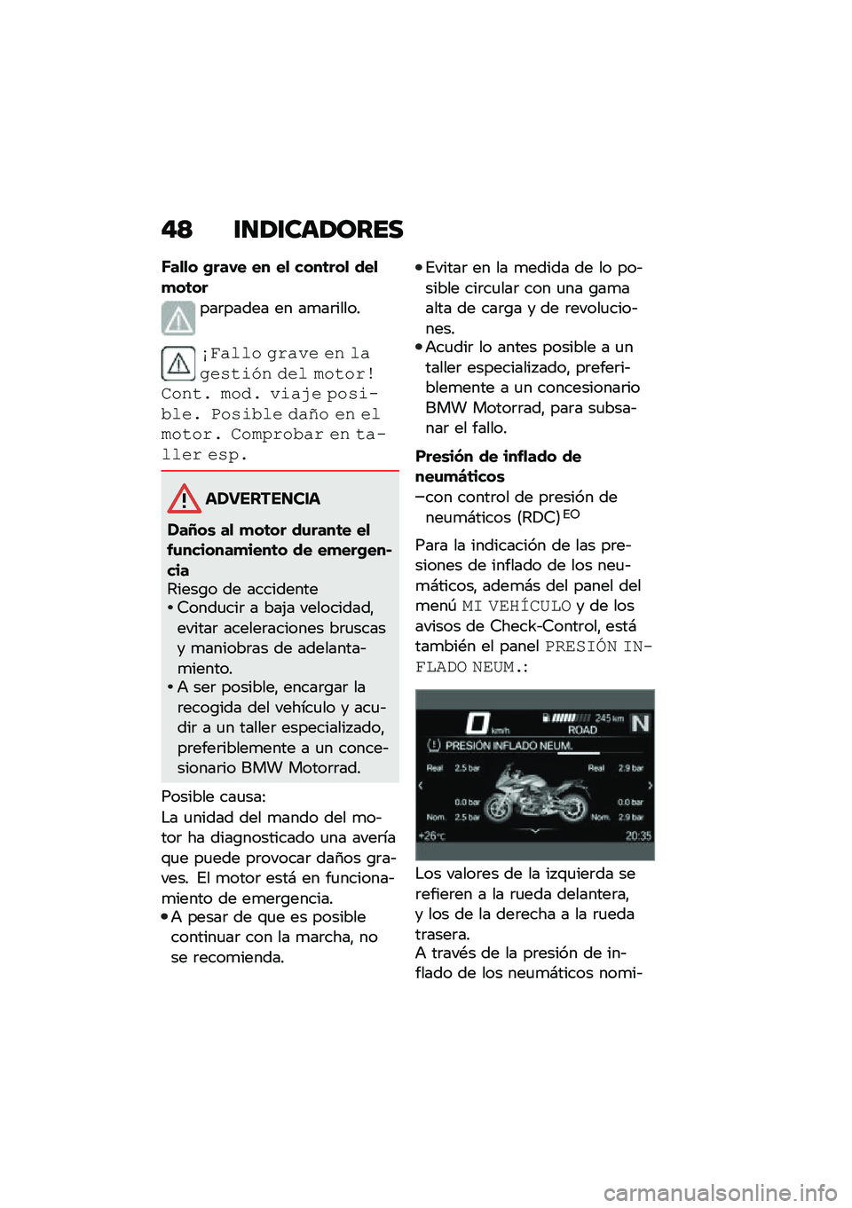 BMW MOTORRAD R 1250 RS 2020  Manual de instrucciones (in Spanish) �#�= �\f�
�2�\f���2����
�K��
�
� �+���-� �� ��
 ����	���
 ���
�
��	��
���	����� �� ��
��	�����
�!�-��\f�\f�
 �&���� �� �\f��&����� � ���\f ��
�