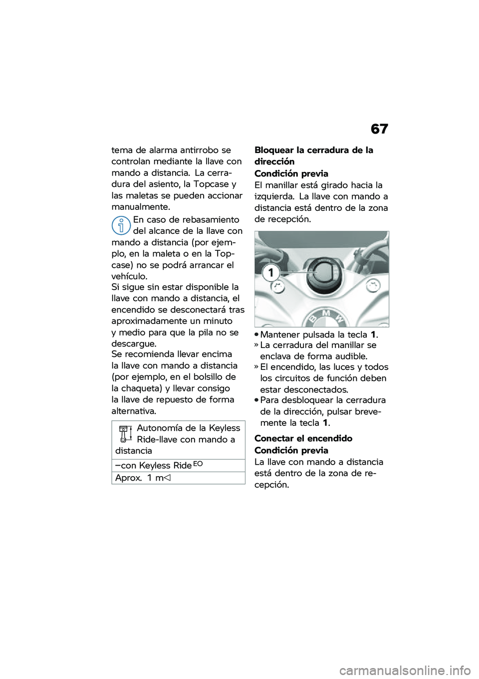 BMW MOTORRAD R 1250 RS 2020  Manual de instrucciones (in Spanish) �6�;
���
� �� ����	�
� �����	�	��� �������	���� �
������� �� ����� ����
���� � ���������� �$� ���	�	��&��
�	� ��� ��������" �