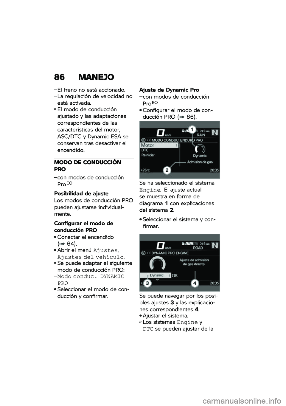BMW MOTORRAD R 1250 RS 2020  Manual de instrucciones (in Spanish) �=�6 ���
��H�
�%� ��	��� �� ����# �����������$� �	��\b�
������ �� ��������� ������# ����������%� �
��� �� �����
�������(�
���
