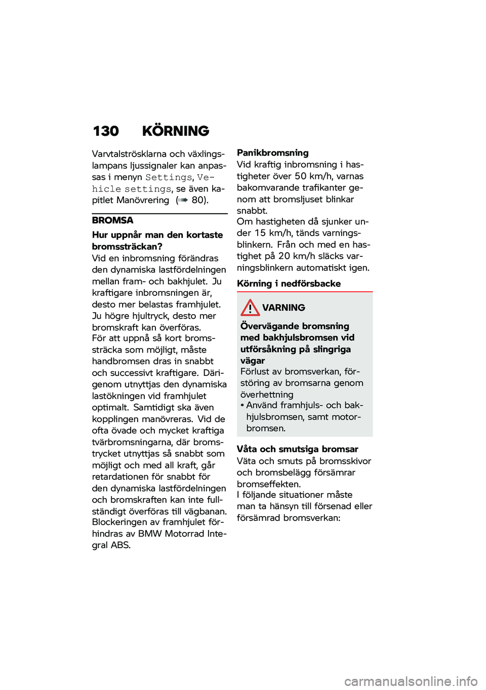 BMW MOTORRAD R 1250 RS 2020  Instruktionsbok (in Swedish) ��F�	 �=������
��\b����\b��
����
���\b���\b �\f�� ���3�����
���\b��%�\b��
 ��$��
�
����\b��� ��\b� �\b��%�\b�
��
�\b�
 � ����!��$��
�
�����"����