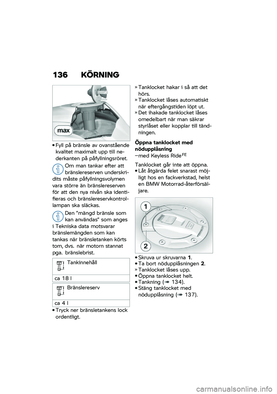 BMW MOTORRAD R 1250 RS 2020  Instruktionsbok (in Swedish) ��F�8 �=������
�-�!�� �%� � ����
�� �\b� �\f��\b��
�����
����\b����� ��\b�3���\b�� ��%�% ���� ����
����\b���� �%� �%���!�������
������
