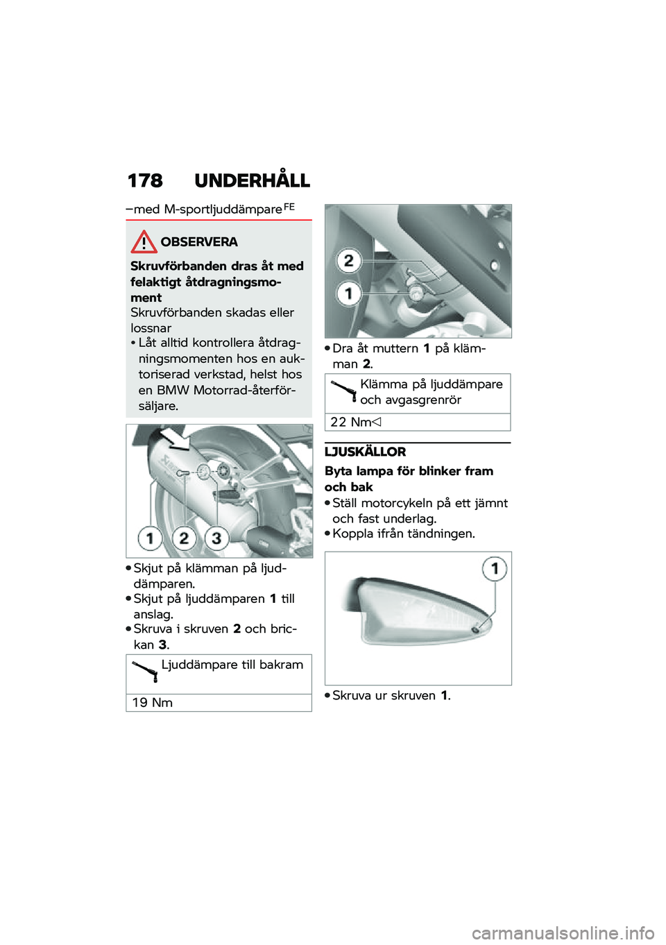 BMW MOTORRAD R 1250 RS 2020  Instruktionsbok (in Swedish) ��@�A �/���<��E�P��
���
 ���
�%�\f����$��
�
���%�\b���-�2
���������
��
��\f�1� �!������� ����	 ��
 ���� ��$��
�
�\b�,�
 ��
����,��\b��,�	������