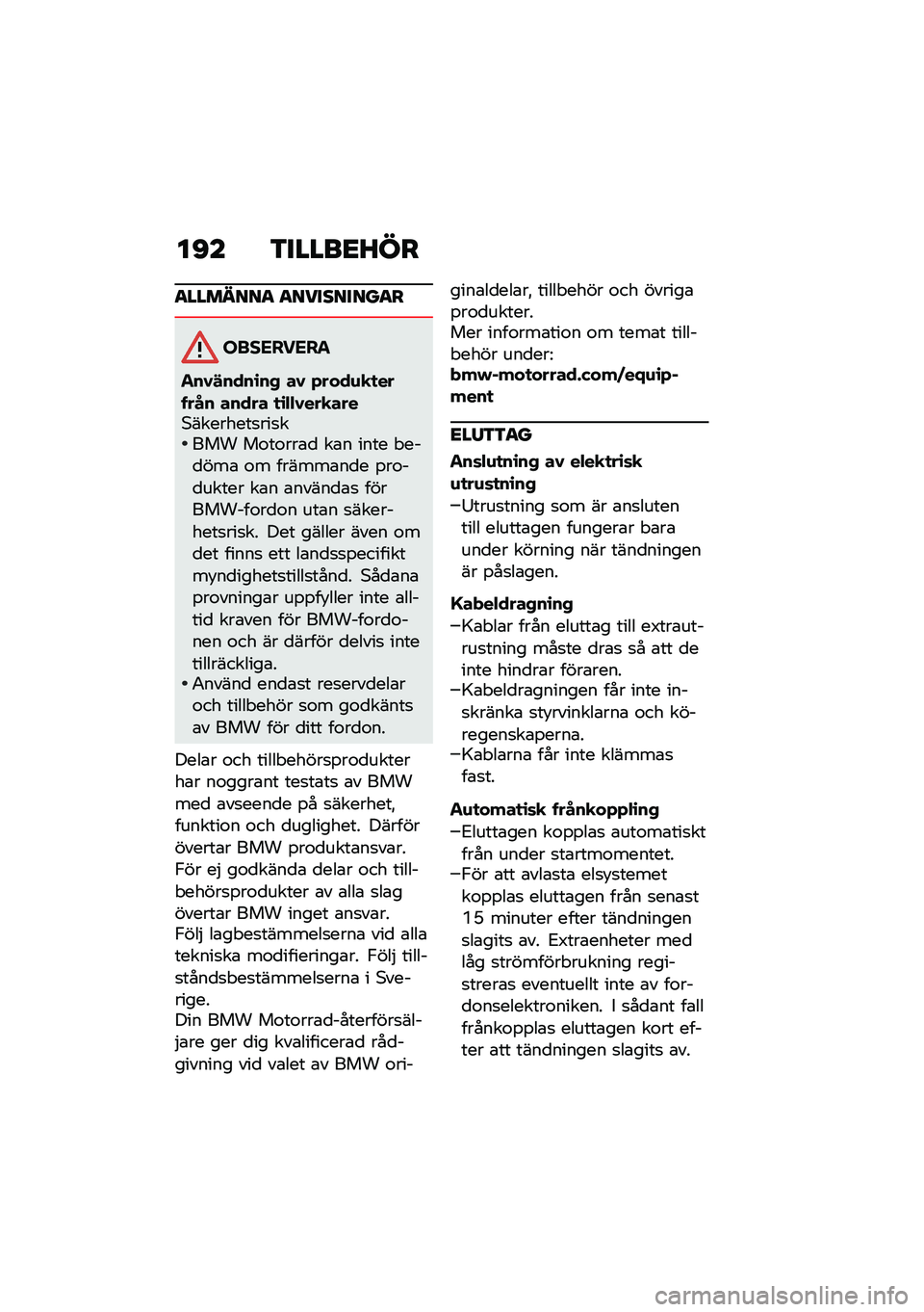 BMW MOTORRAD R 1250 RS 2020  Instruktionsbok (in Swedish) ��C� �3�����<�E��
�
�������
 �
���������
�
���������
���1�#����\b��, ��1 �+����\f�
�
��� ��� ����� �
�\b�$�$�1���
����+��������
���
�