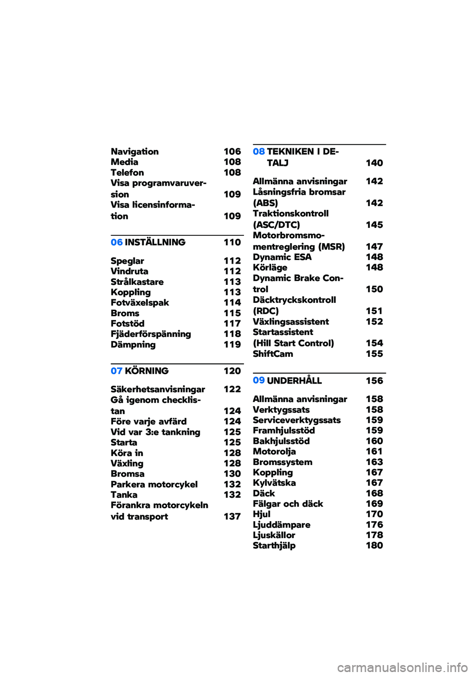 BMW MOTORRAD R 1250 RS 2020  Instruktionsbok (in Swedish) ��(����(� ��%�& ��	�8���4��( ��	�A�3��.��6�%�& ��	�A����( �;��%���(�,��(��0�������%�& ��	�C����( �.��)��&���&�6�%��,�(�� ��%�& ��	�C
�	�8����3������� �