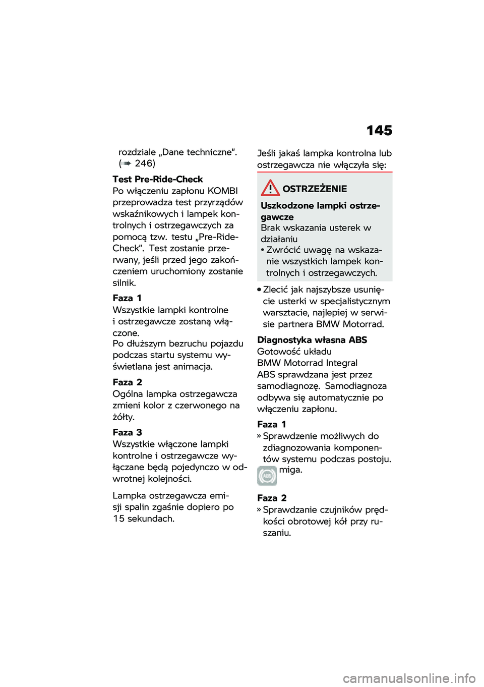 BMW MOTORRAD R 1250 RS 2020  Instrukcja obsługi (in Polish) �\f�"�2
����
����� �1�+��� ����#�������2�!�=�O�K�M�>
��&�� ���&�,���)�&�,��1�&�	�\b
�(� ���)������ ������� �8�0���7����������
�� ���� ���