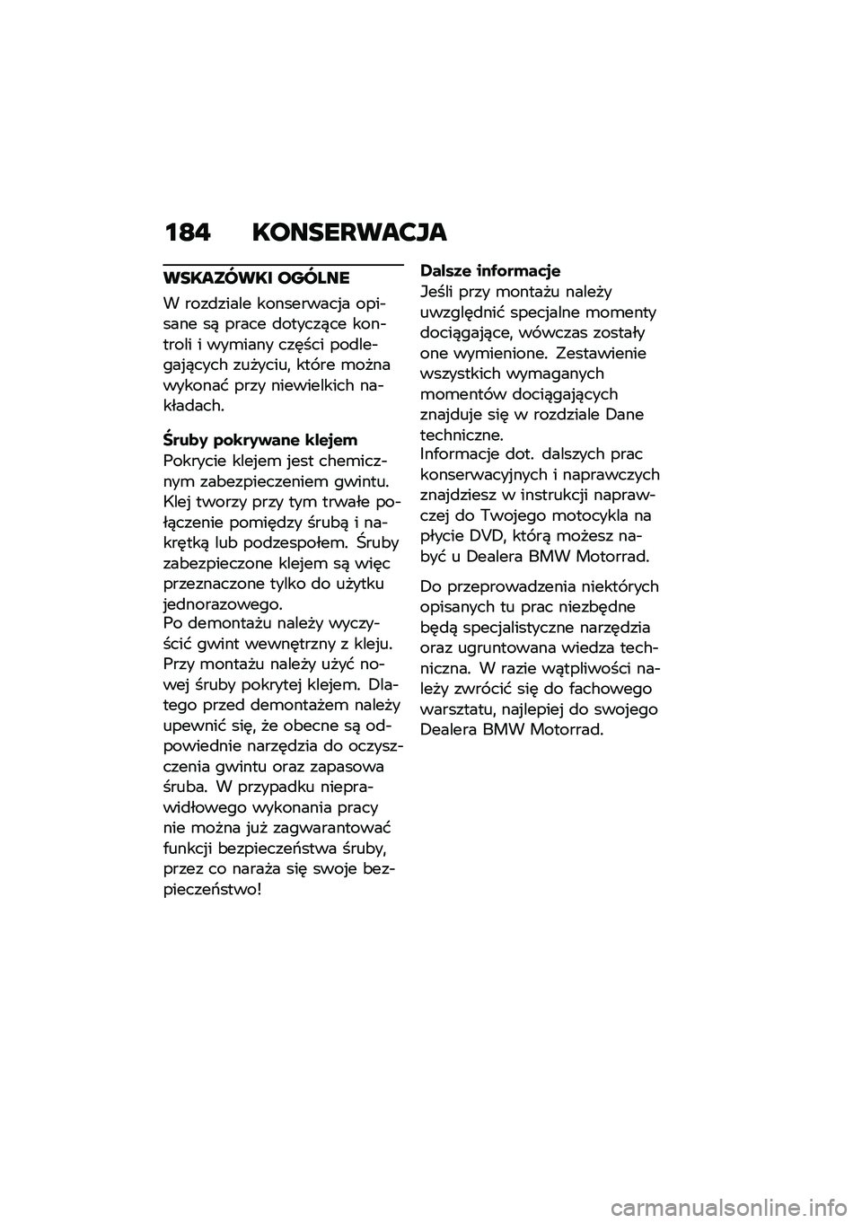 BMW MOTORRAD R 1250 RS 2020  Instrukcja obsługi (in Polish) �\f�D�" ������K���B��
��������� ������
� ����
����� ����������%� ����$���� ��) ����� �
������)�� ����$����� � ���\b���� �