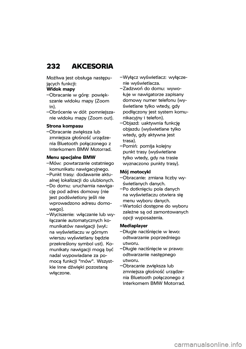 BMW MOTORRAD R 1250 RS 2020  Instrukcja obsługi (in Polish) ��H� ���B����K��
������� �%��� ��&����� �����	���$�%�)����# �-�����%��C���)�\f�\b �*��4�2
�0�&������� � �� ��	�C �����	��$������ ���
�