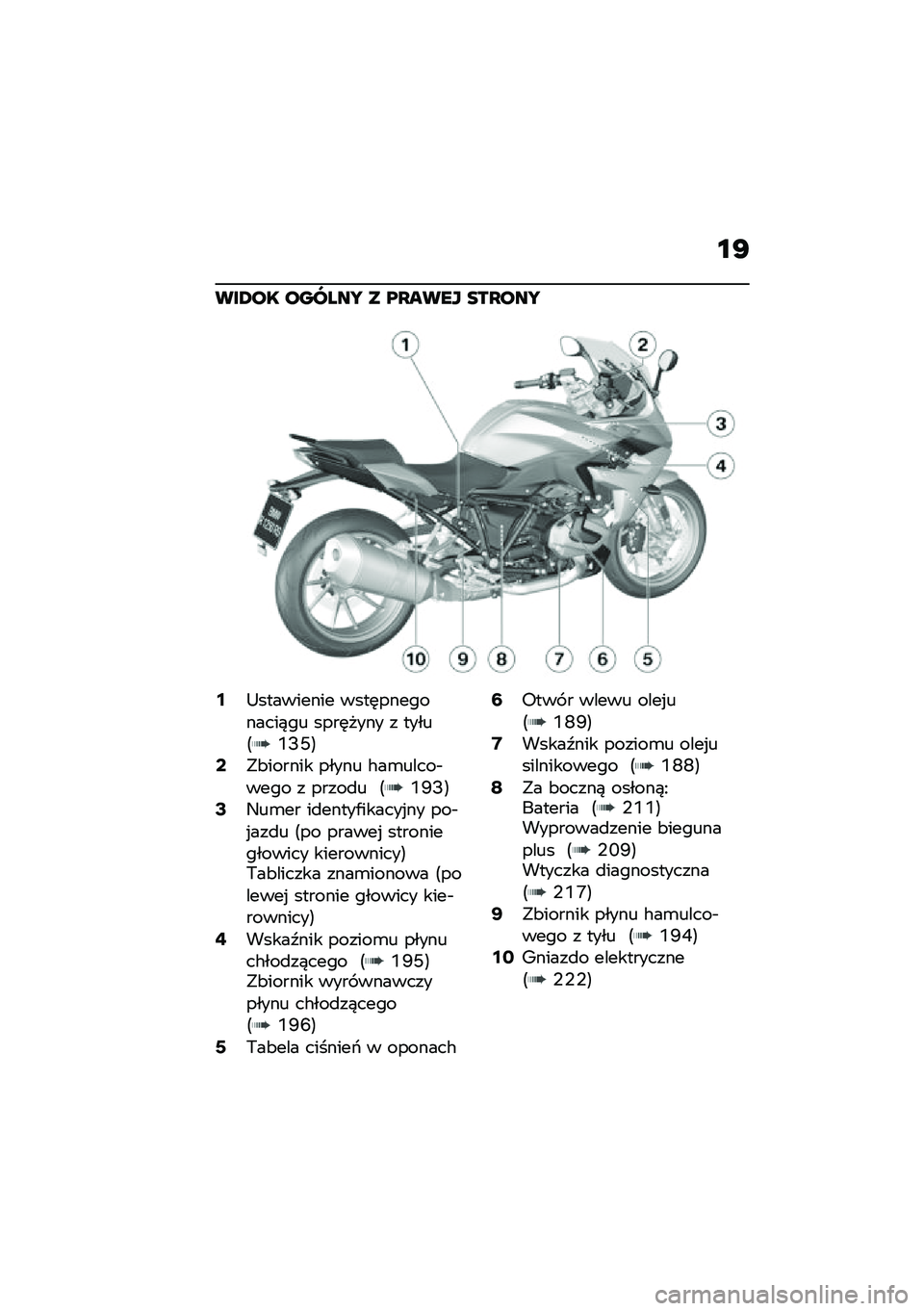 BMW MOTORRAD R 1250 RS 2020  Instrukcja obsługi (in Polish) �\f�F
���4�� ������S � ��K���� ���K���S
�:�;��������� ����	����������)�� ����	���� � �����=�U�D�H�>�<�"�&������ ����� �#��\b�����$