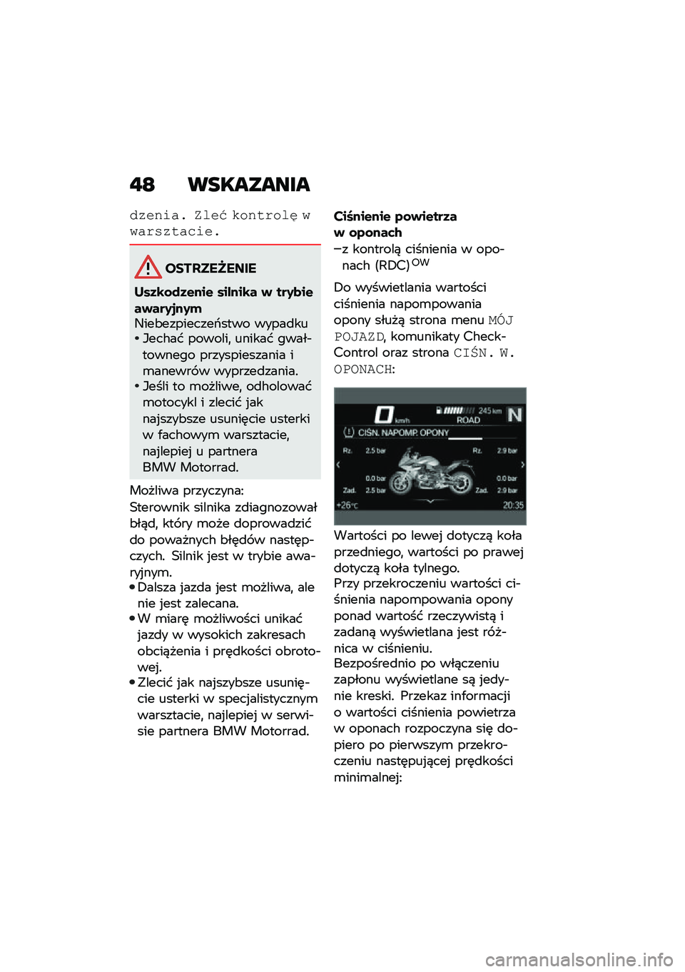 BMW MOTORRAD R 1250 RS 2020  Instrukcja obsługi (in Polish) �"�D ���������
�
�	��$��\b� �9�\f��: ���$����\f� �%�%�\b���	��\b����
�����������
� ��3�\b�\f�)�3�&���& ������\b� �+ ���2�
��&��+���2�
��2�*�6���&