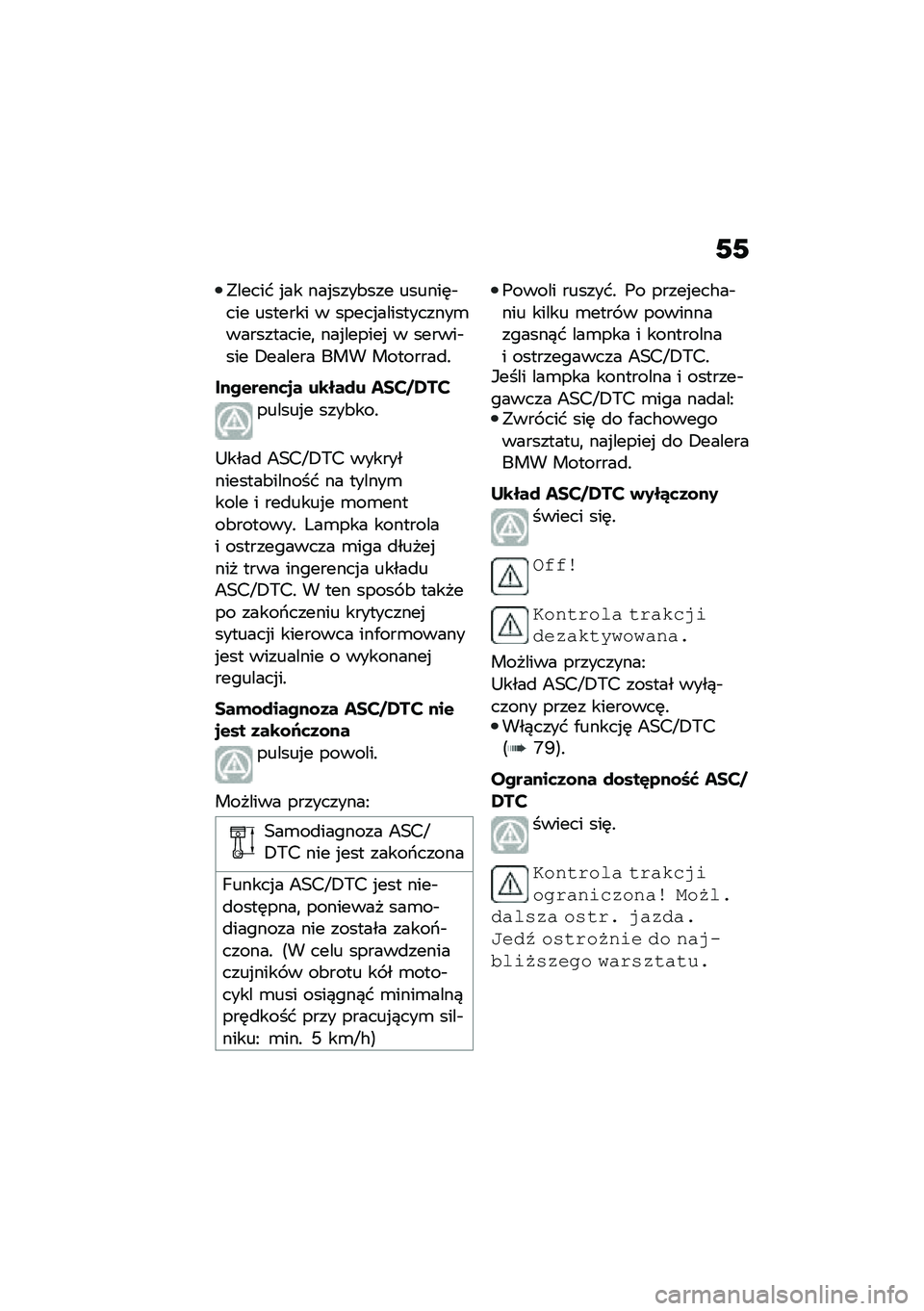 BMW MOTORRAD R 1250 RS 2020  Instrukcja obsługi (in Polish) �2�2
�"����� �%�� ���%����&��� ������	�$��� ������� � �����%�����������\b�����������
 ���%������% � ������$��� �+������ ��