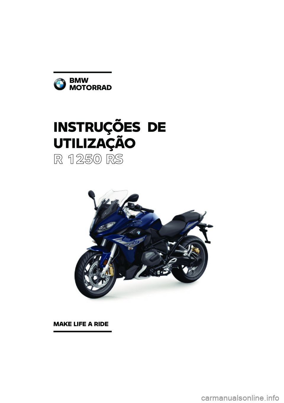 BMW MOTORRAD R 1250 RS 2020  Manual do condutor (in Portuguese) 