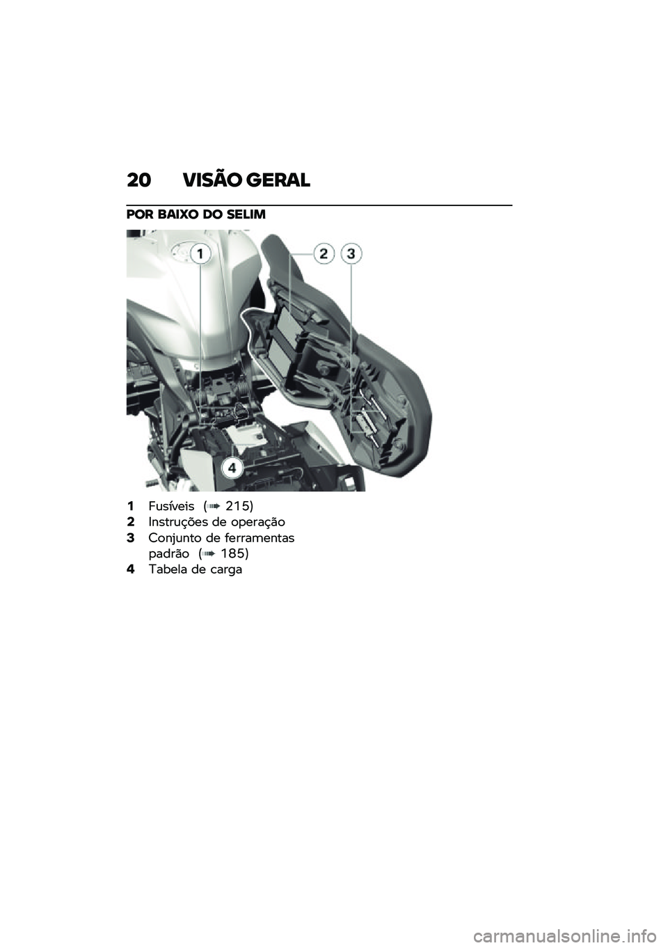 BMW MOTORRAD R 1250 RS 2020  Manual do condutor (in Portuguese) ��	 ��
��A� �����B
�I�� ���
�_� �� ���B�
�
�:� �\f������ �@�T�Z�M�A�<�:�����\f�$��� �� �
�
����$�)�
�>�8�
��2�\f���
 �� ������	������
����)�
 �@�Z