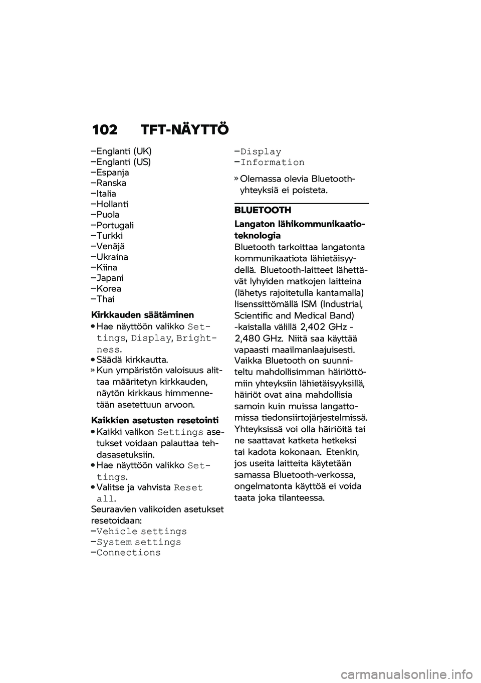 BMW MOTORRAD R 1250 RS 2020  Käsikirja (in Finnish) �\f�
� ��A��$������@
�*��2�
�
��� �3�7��6�*��2�
�
��� �3�7�$�6�*���
���
�1�
����
�4��
�
��
���
�
�
����)���
�
�)�����2�
�
��������,�\b��	��	�7���
���
