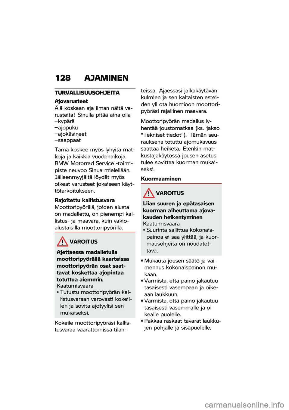 BMW MOTORRAD R 1250 RS 2020  Käsikirja (in Finnish) �\f��: ��������
���C�*���������������
��
�����+�����
�:�
�	 �����
�
� �
��
 ��
��
� ��	���	 �\f�
������\b���
�Q �$����
�
�
 ����	�	 �
���
