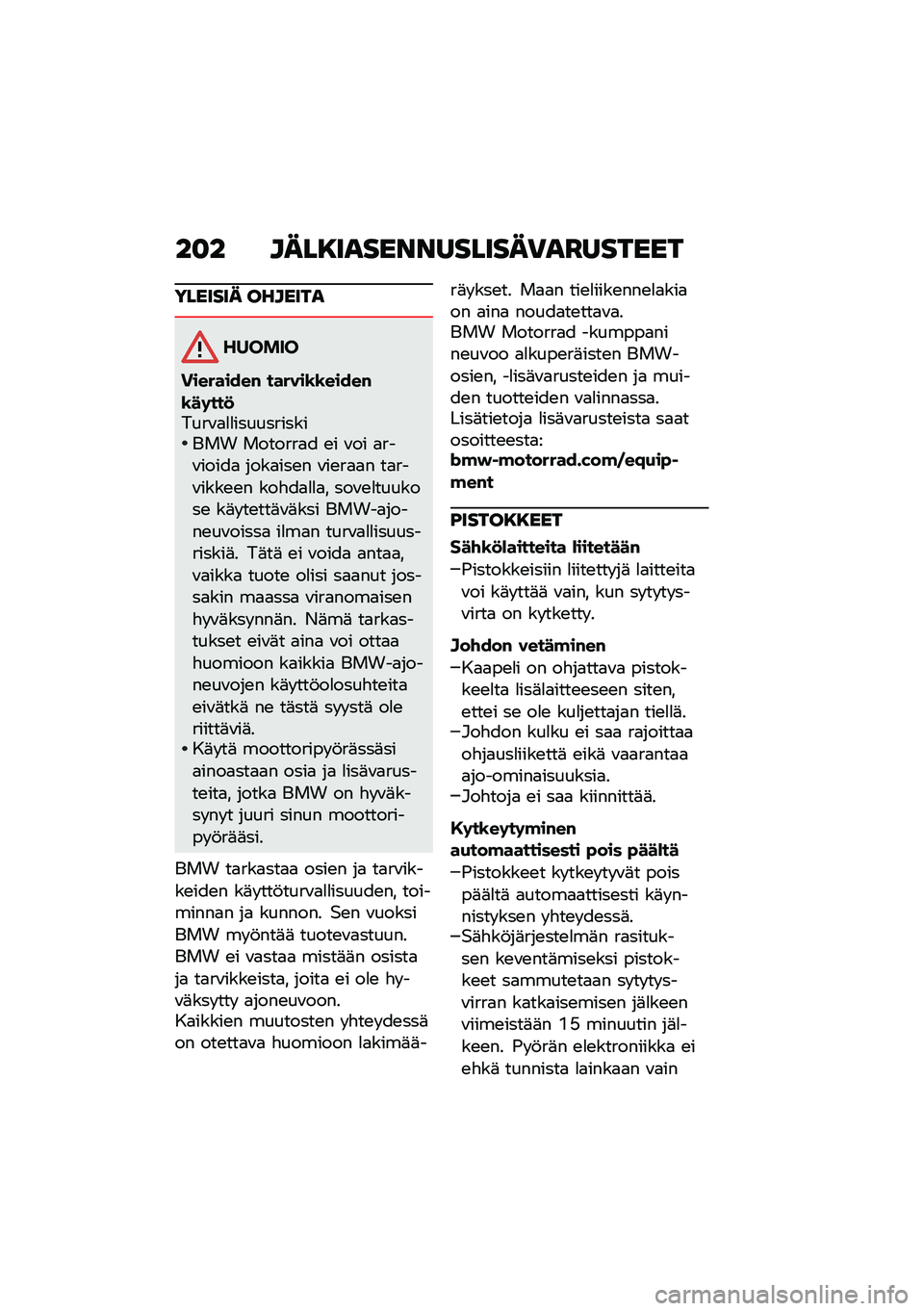 BMW MOTORRAD R 1250 RS 2020  Käsikirja (in Finnish) ��
� ����8�������������*��C������
������� �������
������
���������# ������\b�\b�����#�\b��	���
����\f�
�
�
�������������