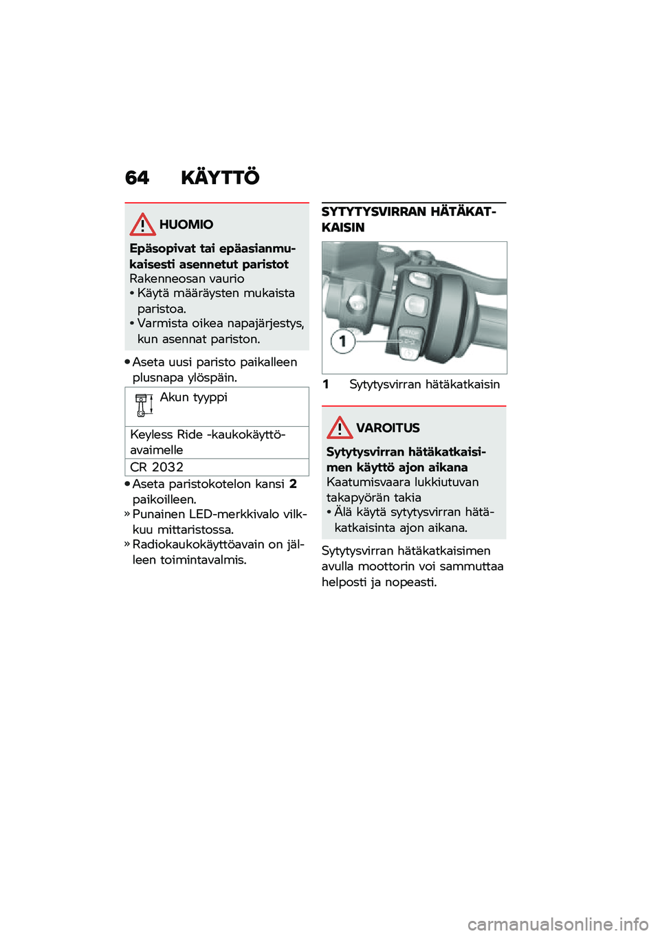 BMW MOTORRAD R 1250 RS 2020  Käsikirja (in Finnish) �3�% �8�����@
������
�B�"����"���� ��� ��"������#�!�+� �\b������� ����#�#���+� �"��������1�
��\b���\b���
� �\f�
������	� ��	 ��	�	��	� ���
