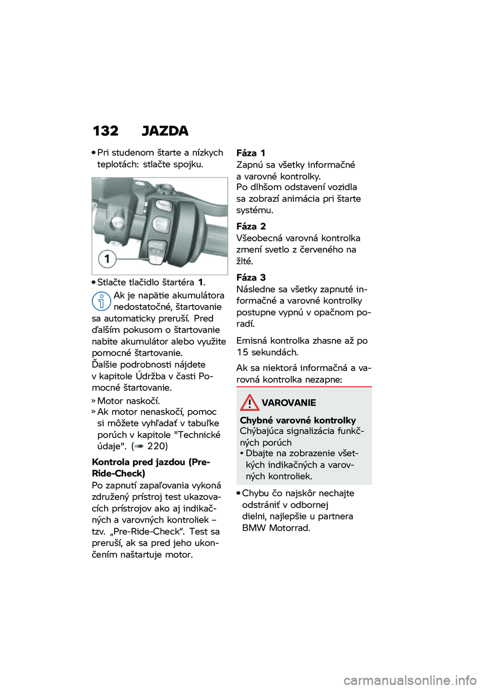 BMW MOTORRAD R 1250 RS 2020  Návod na používanie (in Slovak) ��V� �`��T�;�
�6�� ������$��
 ������ � �$����� ��������� ��I ������� ����%���!
�(������ �������� ������+���<�!
�1� �%� �$���K���