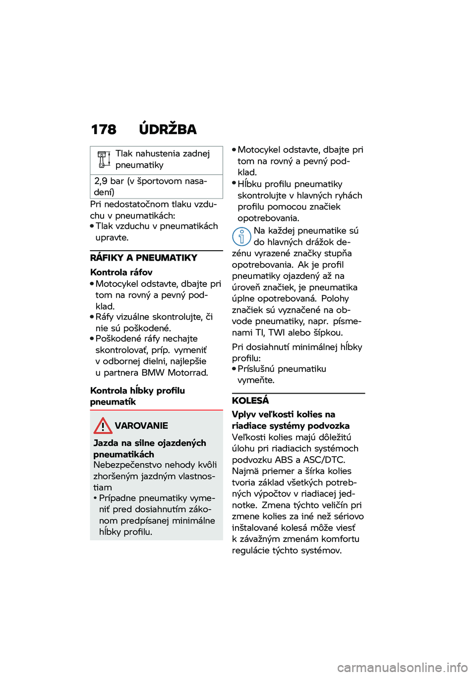 BMW MOTORRAD R 1250 RS 2020  Návod na používanie (in Slovak) ��O�P �c�;�J�e�\b�
���� �$�������$�� ����$��%��$���
�����
�Y�\f�P �#�� �B� ���������
 �$�������$��C
�6�� �$����������$��
 ����� ������