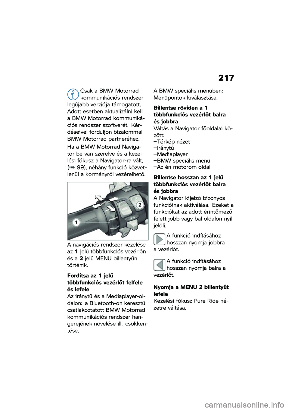 BMW MOTORRAD R 1250 RS 2020  Kezelési útmutató (in Hungarian) ���R
�>���\f � ��� ���������\f��\b�\b�
��(�\f��.�(�,� ��
�����
���
�����$�$ � �
���(�,�� ���\b��������%�)���� �
��
��$�
� ��\f��
���(�����( �