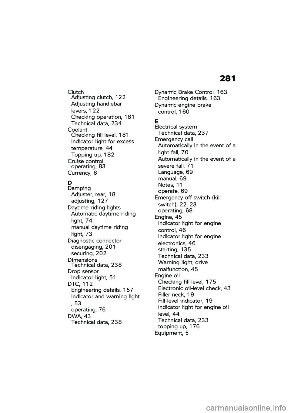 BMW MOTORRAD R 1250 RS 2021  Riders Manual (in English) ��<�\f
�%�\f��
���#��"���
��� ��\f��
���! �O�(�(�#��"���
��� ��	���\f���	�\b�\f����\b��! �O�(�(�%������� ����\b�	�
����! �O�M�O��������	�\f ��	�
�	�! 