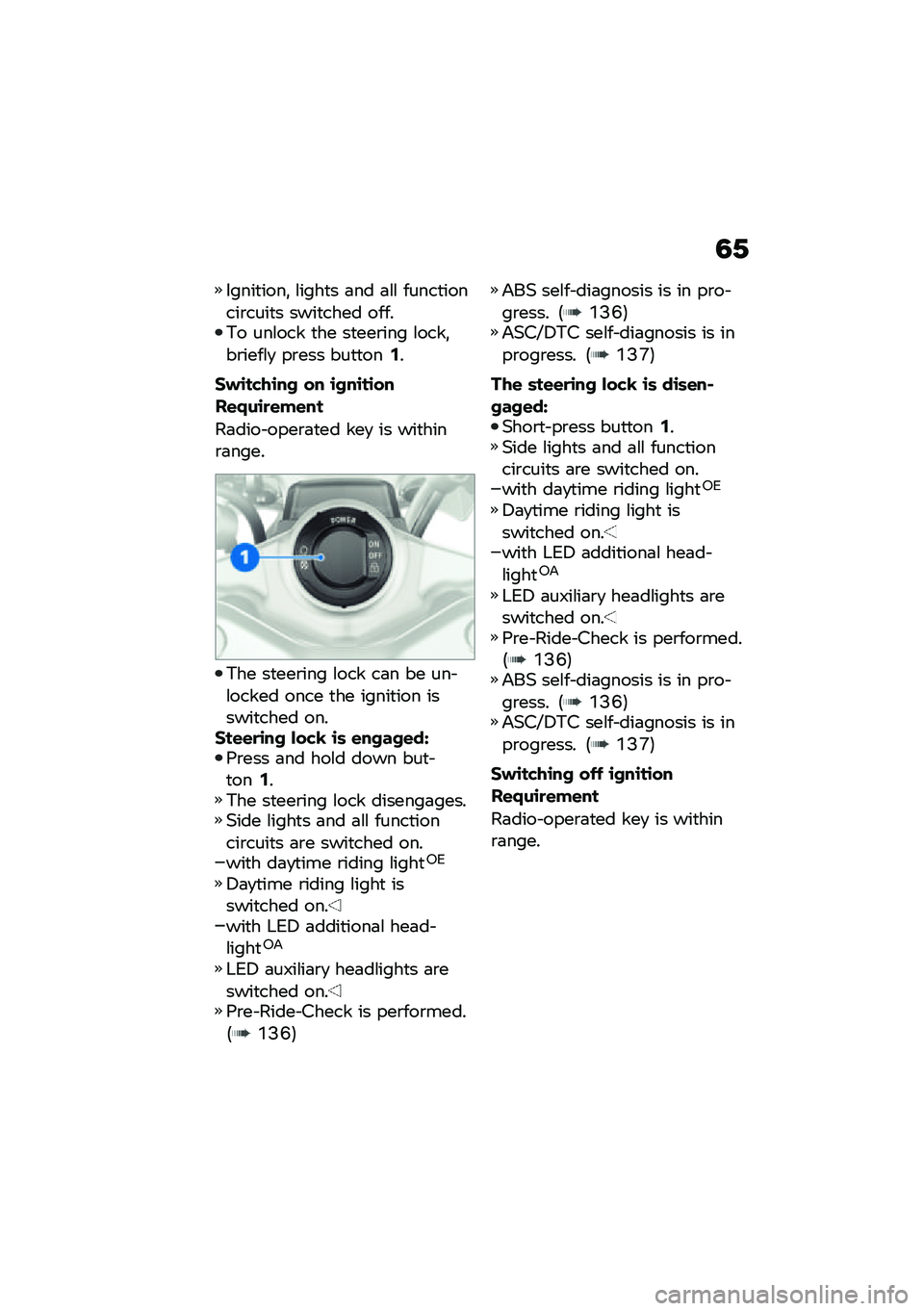 BMW MOTORRAD R 1250 RS 2021  Riders Manual (in English) �5�2
�����
����! �\f����
� �	�� �	�\f�\f �����
������\b����
� ����
���� ������ ���\f��� �
�� ��
���\b��� �\f����!��\b����\f�
 ��\b��� ��