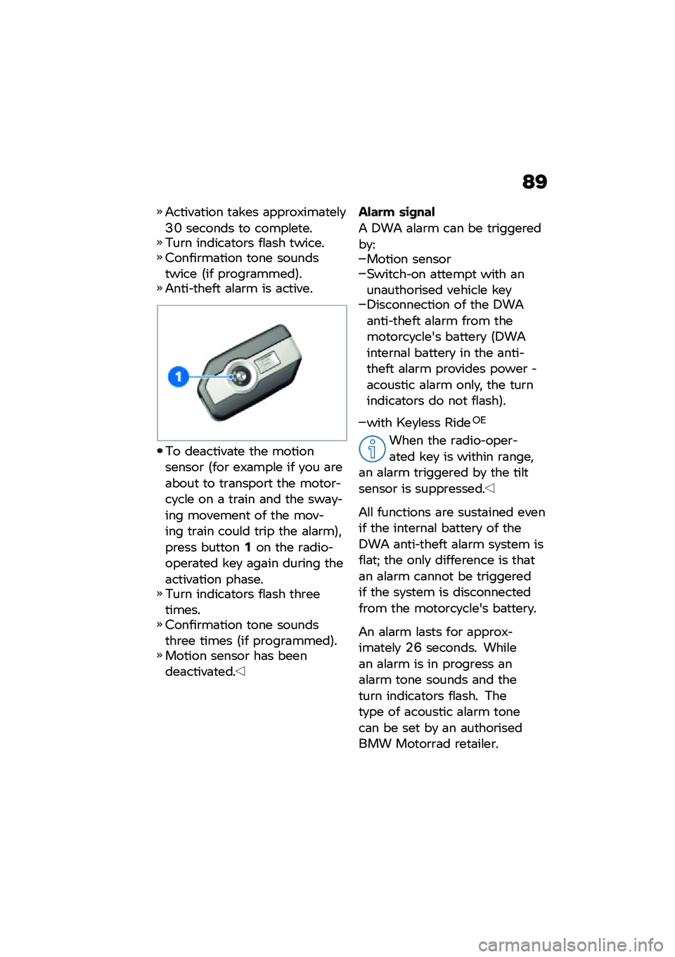 BMW MOTORRAD R 1250 RS 2021  Riders Manual (in English) �<�>
�#��
���	�
��� �
�	��� �	���\b��&���	�
��\f�
�?�K ������� �
� �����\f��
�����\b� ������	�
��\b� ��\f�	�� �
������%�����\b��	�
��� �
��� 