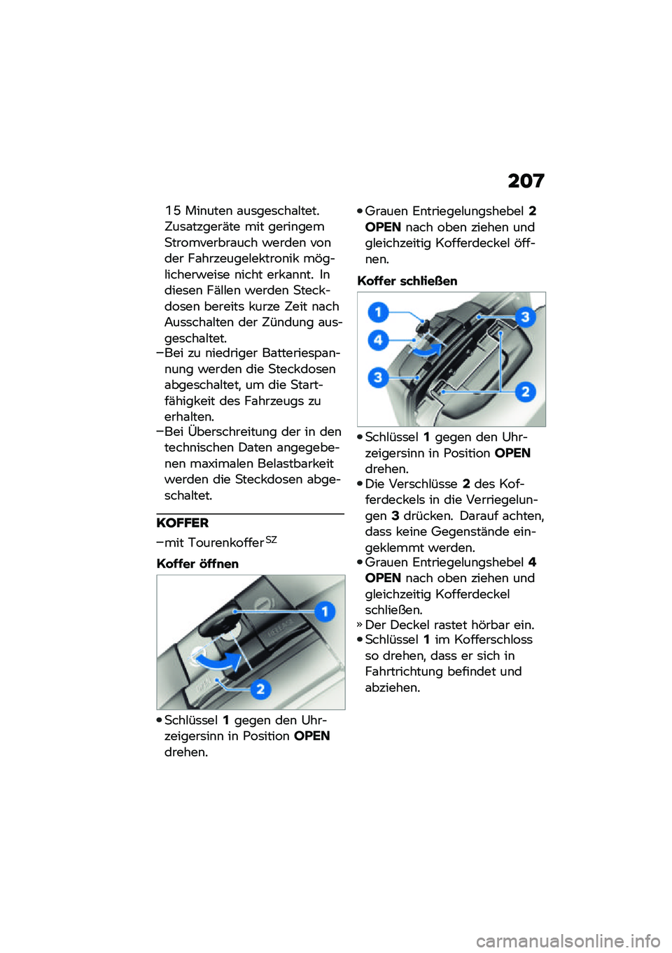BMW MOTORRAD R 1250 RS 2021  Betriebsanleitung (in German) ��
�E
�Q�F ���\b����\b �\f��	���	���\f�#�����5��	�\f������(�� ��� �����\b����
����������\f��� �!�����\b ���\b��� ��\f��������#�� ����\