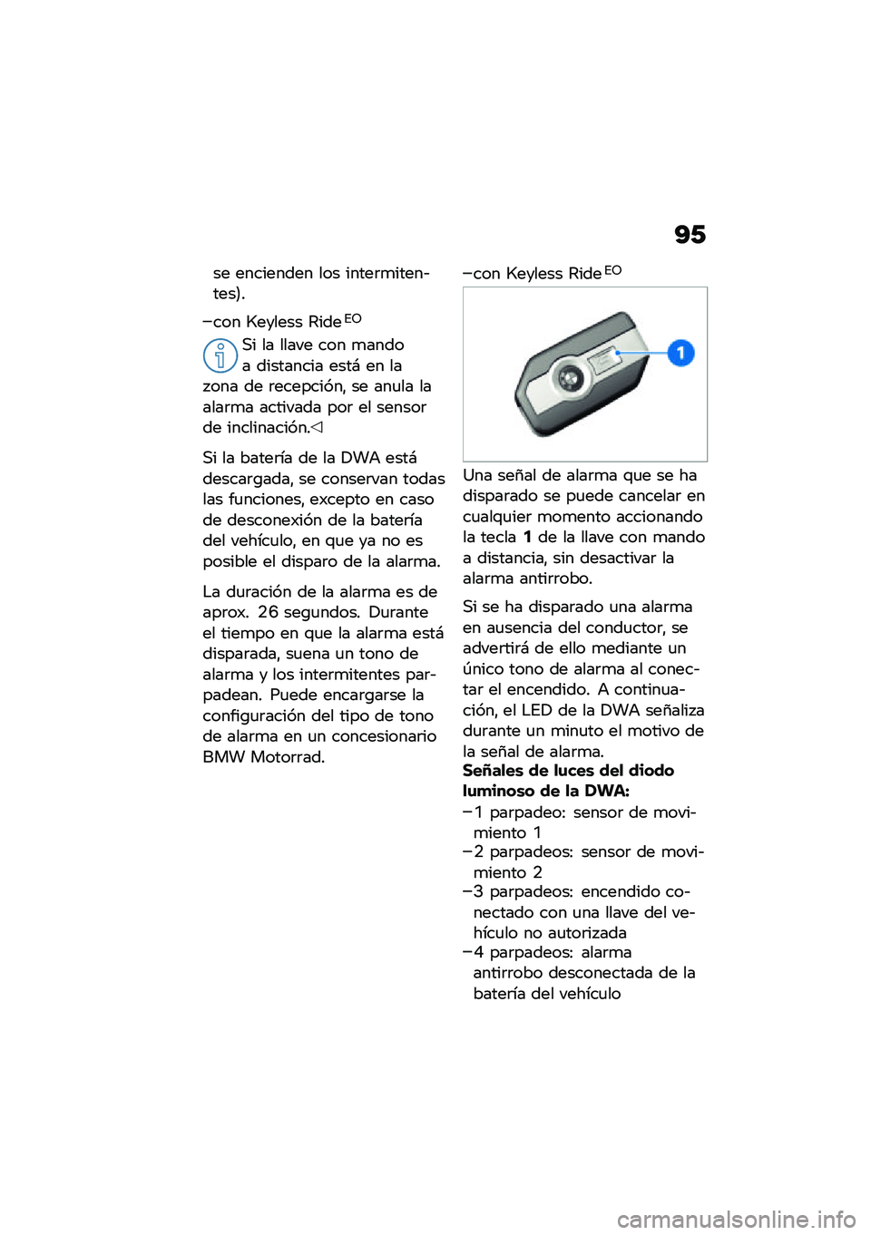 BMW MOTORRAD R 1250 RS 2021  Manual de instrucciones (in Spanish) �?�/
�� ��������� ��� �����	�
�����&����9�
��� �R������ �4����%�5
�,� �� ����� ��� �
����� ��������� ����# �� ��� ��� �� �	�