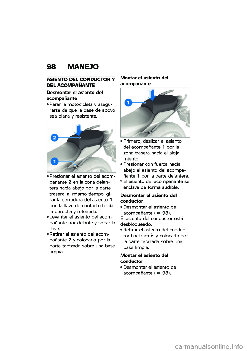 BMW MOTORRAD R 1250 RS 2021  Manual de instrucciones (in Spanish) �?�< ���
��H�
���\f��
�� �1�� ���
�1����� �X�1�� �����F��]��
��
���\b�
���	�� ��
 ��\b����	� ���
����
�)��N���	�
���	��	 �� �
����������