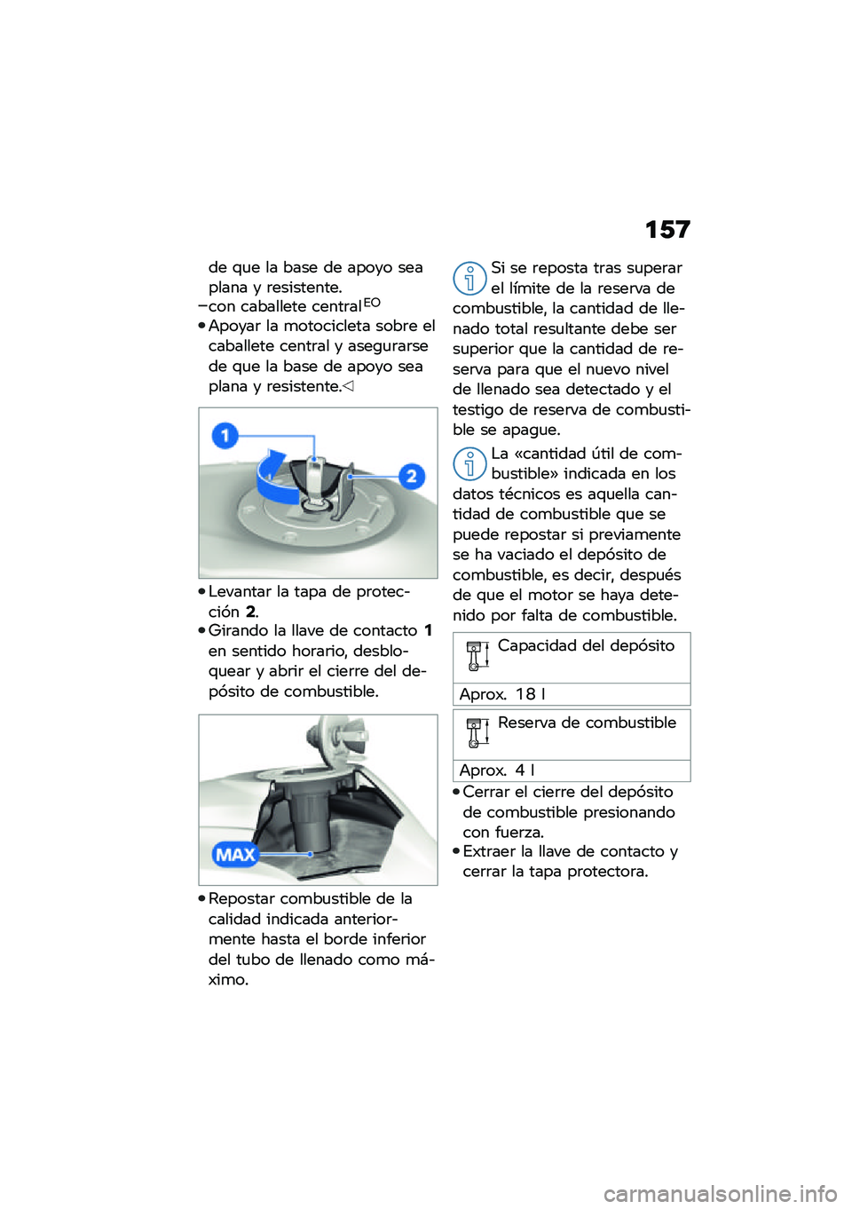 BMW MOTORRAD R 1250 RS 2021  Manual de instrucciones (in Spanish) �
�/�8
�� �\f�
� �� ���� �� ����� �������� � �	������������� ��������� �����	���%�5
�+�����	 �� �
���������� ����	� ������