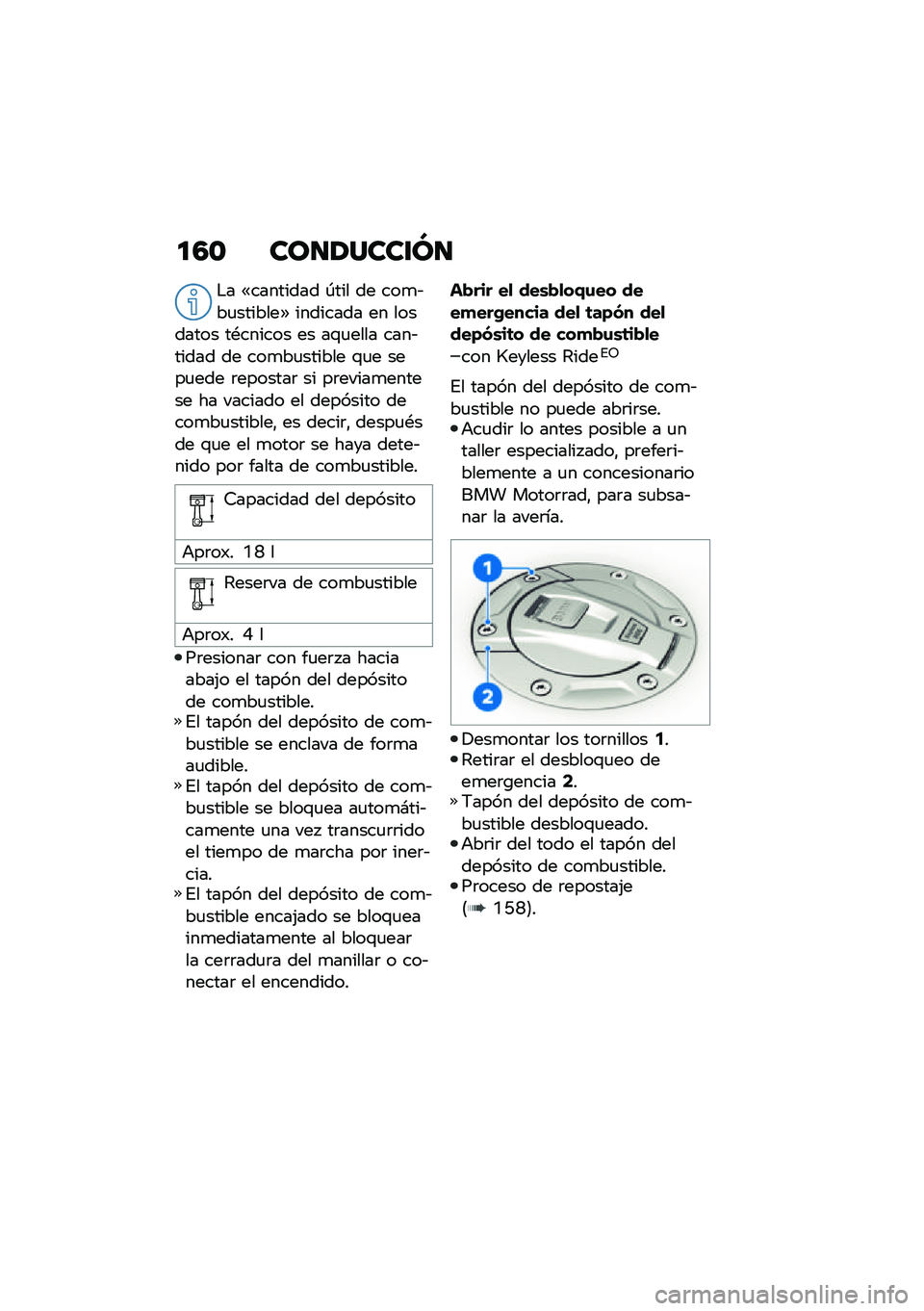 BMW MOTORRAD R 1250 RS 2021  Manual de instrucciones (in Spanish) �
�4�\b ���
�1����\f�R�
�$� �T�������� �-��� �� ���
�&��
�������U �������� �� �������� ��*������ �� ��\f�
���� ����&����� �� ��