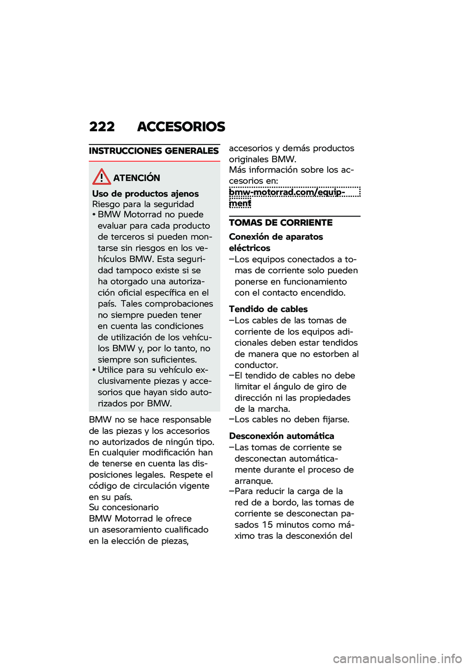 BMW MOTORRAD R 1250 RS 2021  Manual de instrucciones (in Spanish) ��� ��������\f��
�\f�
�������\f��
�� ���
������
��������
�T�\b� �� �)����\f��	��\b ��2����\b�4����\b� ���	� �� ���\b�
�	������� ���