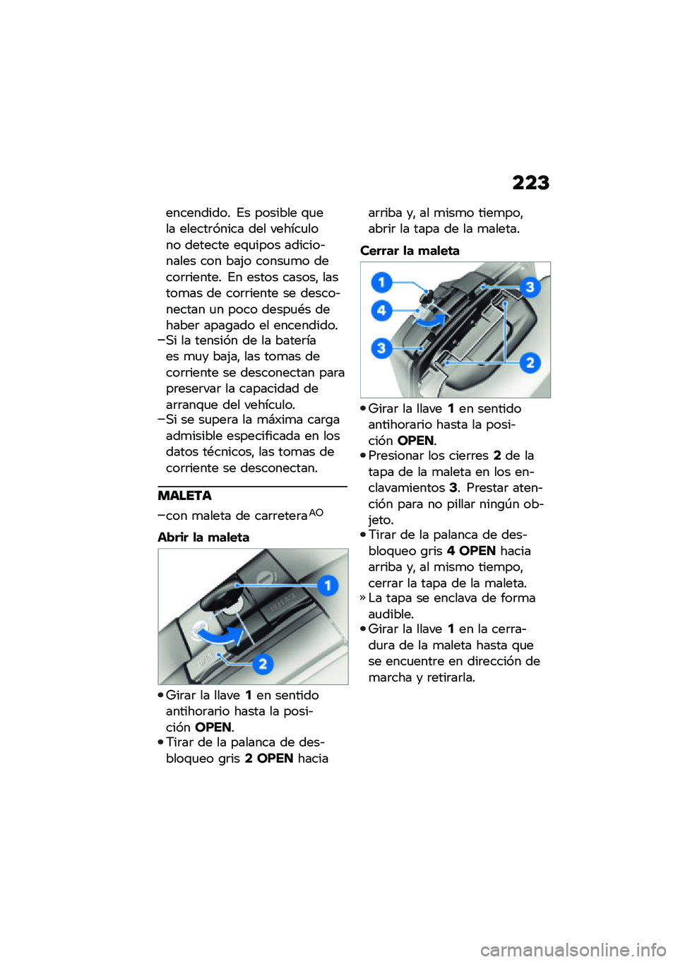 BMW MOTORRAD R 1250 RS 2021  Manual de instrucciones (in Spanish) ���C
���������� �%� ������� �\f�
��� ������	����� ��� ������
���� ������� ��\f�
���� �������&����� ��� ���(� �����
�
� �