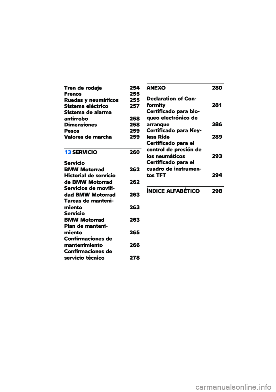 BMW MOTORRAD R 1250 RS 2021  Manual de instrucciones (in Spanish) ���� �3� �� �3��A� ��/�"�6���� � ��/�/��&��3�� �( ���&�+�N���� � ��/�/������+� ��,�2������  ��/�8������+� �3� ��,���+�������� �$�  ��/�<�1��+�