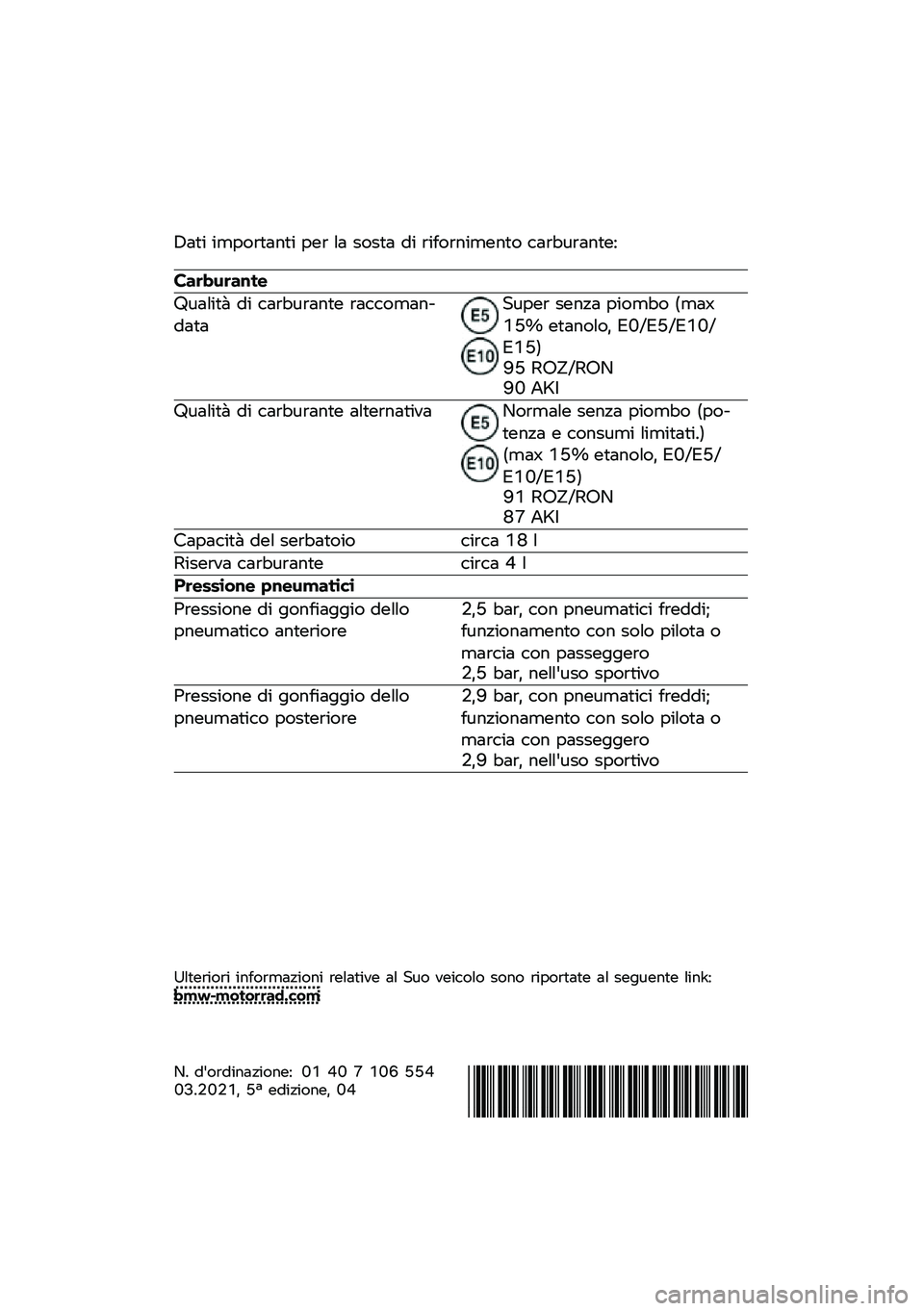 BMW MOTORRAD R 1250 RS 2021  Libretto di uso e manutenzione (in Italian) �:���\f �\f�	�#��
���
��\f �#��
 �� ����� ��\f �
�\f���
�
�\f�	��
�� ���
� �\b�
��
���;
���������\b�	
�<�\b���\f��) ��\f ���
� �\b�
��
�� �
�����	��
�$�